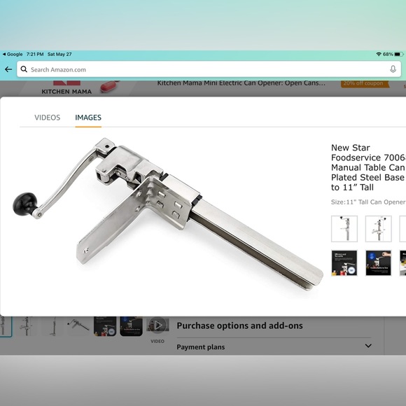 Industrial Manual Can Opener New Star Foodservice 7006841 Commercial Can Opener - Picture 7 of 11